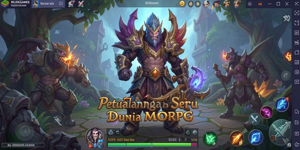 Tampilan mendebarkan dalam gameplay REJEKIGAMES dengan karakter yang beraksi.