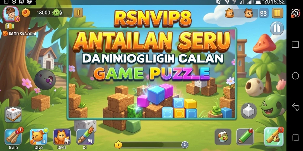 Gameplay RSNVIP8 dengan teka-teki menantang dan menarik.